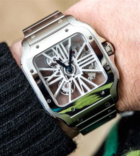 cartier santos skeleton review